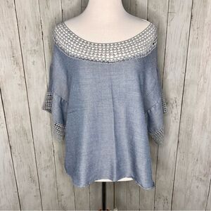 Harper Boho Chambray Top B4